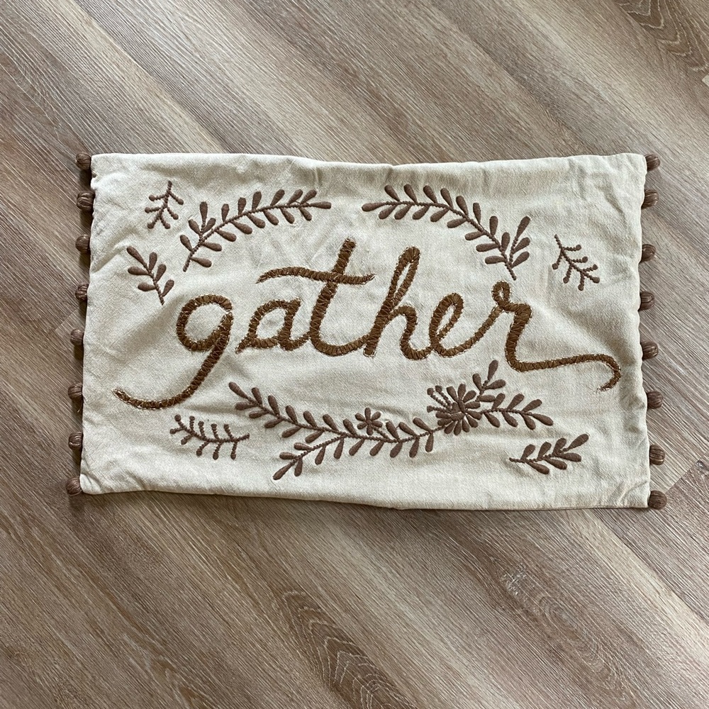 Pottery Barn Gather Lumbar Pillow Cover